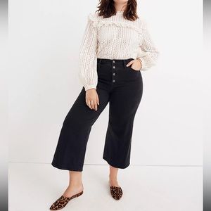Madewell Wide Leg Crop Jeans